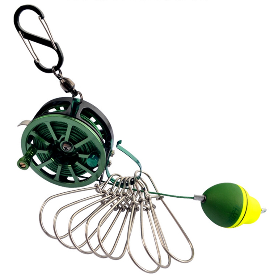 ตกปลา Stringer สแตนเลสตกปลาล็อ - Fly Reel บทวิจารณ์และราคา
