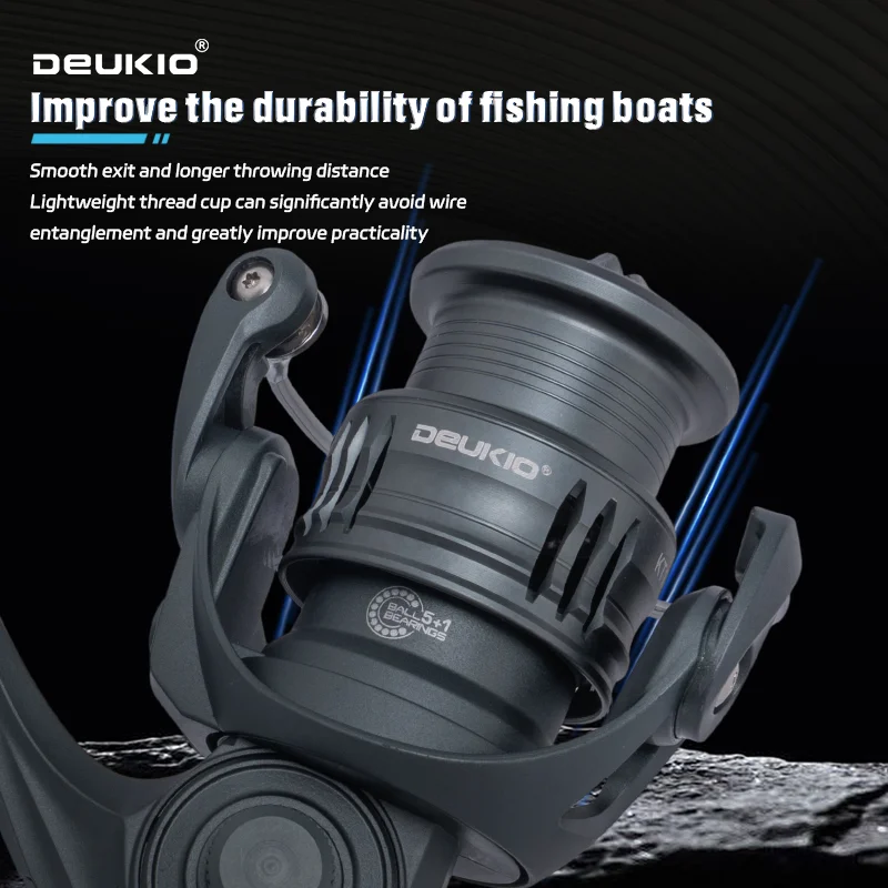 DEUKIO รอกตกปลาแบบสปินนิ่งน้ำห - Trolling Reel บทวิจารณ์และราคา
